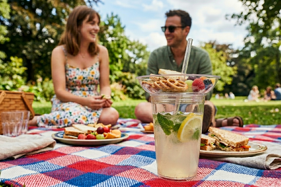 Picnic party con botanas