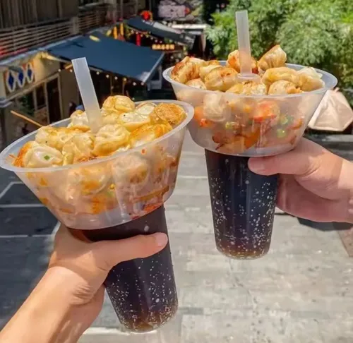 Vaso botanero de sabores explosivos